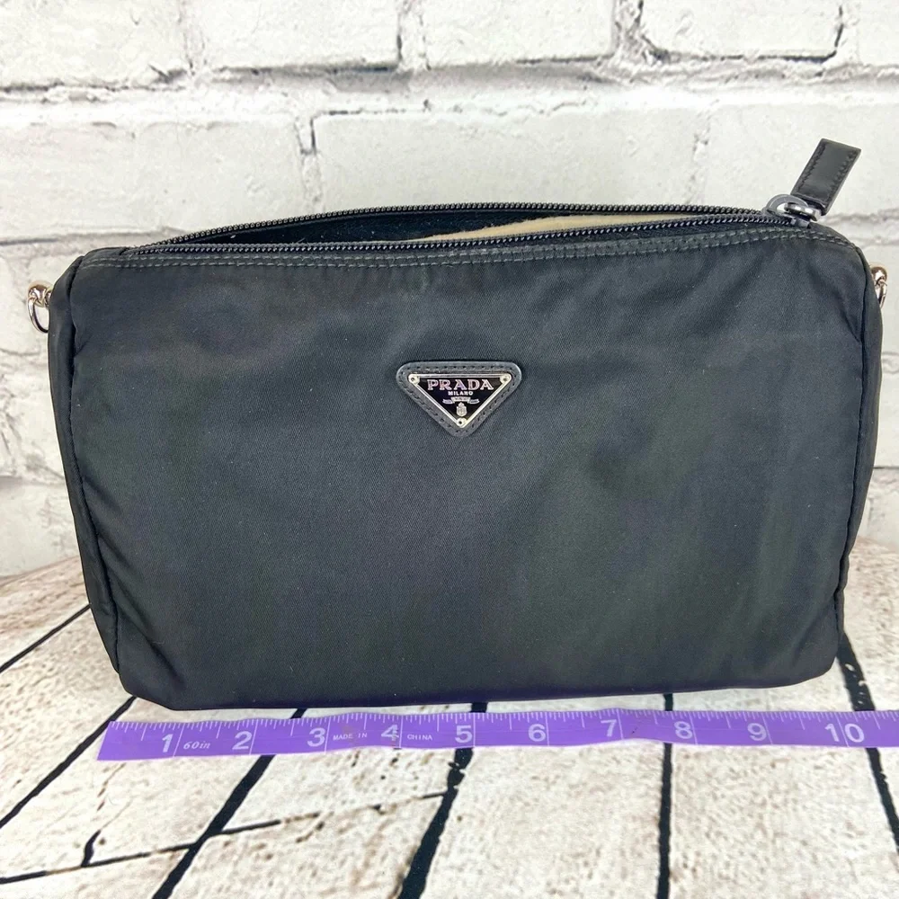 Prada pouch crossbody bag or shoulder bag with chains - Picture 13 of 16